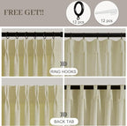 IVAPUPU 60 Inch Extra Width Pinch Pleat Curtains - Image 4