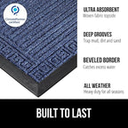 GORILLA GRIP 100% Waterproof All-Season WeatherMAX Doormat, US Designed Natural - Image 2