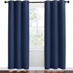 NICETOWN Blackout Draperies Curtains, 1 Pair, 42 x 78 inches, All Season - Image 2