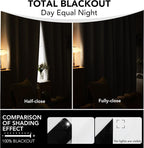 Deconovo Blackout Curtains for Bedroom & Nursery, Thermal Insulated Drapes - Image 4