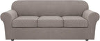 H.VERSAILTEX 4 Piece Stretch Sofa Covers by HVERSAILTEX