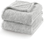 Exclusivo Mezcla Plush Fuzzy Fleece Bed Blanket Twin Size, Super Soft, Fluffy - Image 7
