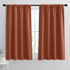 RYB HOME Small Window Curtains for Kitchen, Thermal Insulated Privacy Shades by RYBHOME