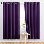 NICETOWN Bedroom Curtains Blackout Drapery Panels, 2 Panels, 70 x 72 inches by NICETOWN