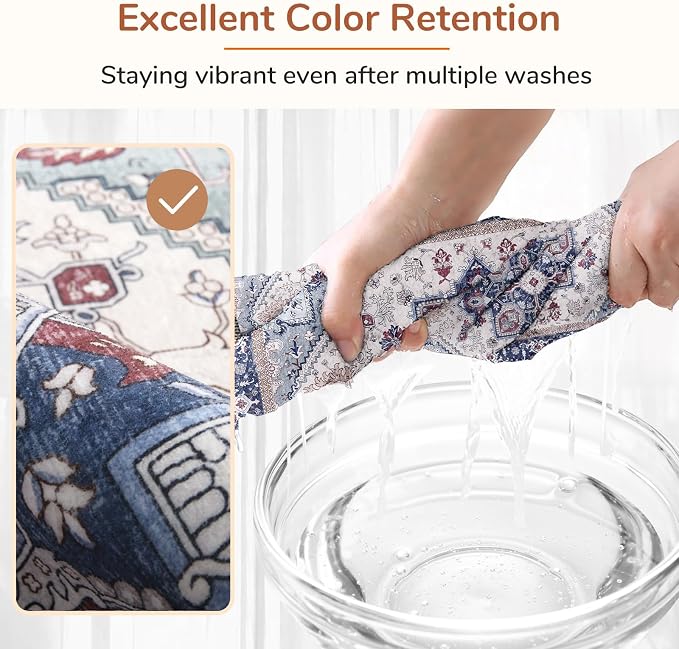 OPPODREAM Soft Round Rug 3ft, Washable Circle Rug 3ft - Image 6