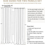 100% Blackout Shield Linen Blackout Curtains - Image 8