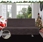 Easy-Going Futon Sofa Slipcover Reversible Sofa Cover Armless Cover Furniture - Image 2