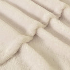 BEDELITE Fleece Blanket Twin Size Beige Throw Blankets - Image 7