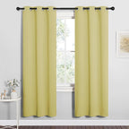 NICETOWN Bedroom Curtain Panels Blackout Draperies, Thermal Insulated Solid by NICETOWN