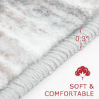 KOZYFLY Modern Abstract Kitchen Runner Rug, 2.6x12 Washable Rug Runner Non-Slip - Image 5