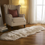 Arbosofe Ultra Soft Faux Fur Rug, Area Rugs, Kids Room Decor, 2 x 6 Feet - Image 2