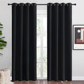 NICETOWN Black Out Curtains for Bedroom Living Room 80 Inches Long, 2 Panels by NICETOWN
