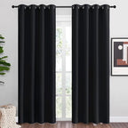 NICETOWN Black Out Curtains for Bedroom Living Room 80 Inches Long, 2 Panels by NICETOWN