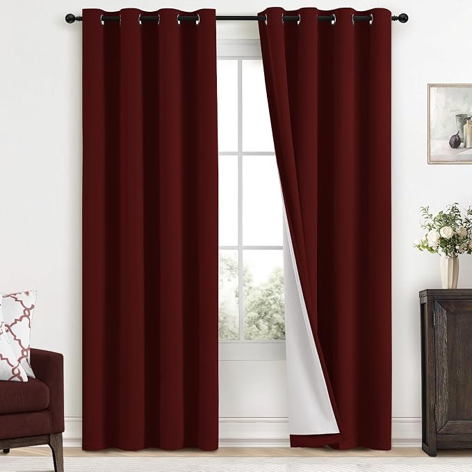 Yakamok Room Darkening 100% Blackout Curtains Grommet Window Treatments by Yakamok