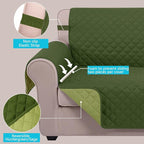 U-NICE HOME 4 Seater Sofa Cover 91 Inch Large Couch Covers - Image 3