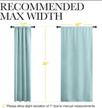NICETOWN 2 Panels Blackout Curtains, Rod Pocket Thermal Insulated Drapes - Image 5