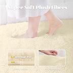6x9 Area Rug for Living Room: Fluffy Shag Soft Washable Rugs Large Fuzzy Plush - Image 2