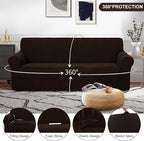 U-NICE HOME Stretch Couch Cover Sofa Cover Washable Sofa Slipcover Furniture - Image 3