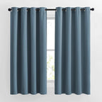 NICETOWN Smoky Blue Curtains for Girls Room by NICETOWN