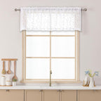 Chyhomenyc White Sheer Valances by Chyhomenyc
