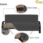 Easy-Going Futon Sofa Slipcover Reversible Sofa Cover Armless Cover Furniture - Image 4