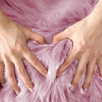 Ciicool Ultra Soft Faux Sheepskin Fur Rug Fluffy Chair Rug - Image 7