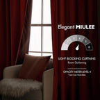 MIULEE Velvet Curtains 66 Inch Wide - Image 5