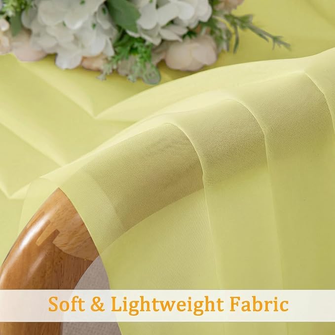 Gwine Short Kitchen Sheer Curtains 36 Inch Length - Image 8