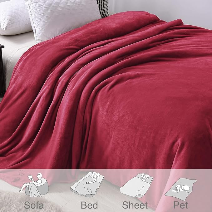 Exclusivo Mezcla Fleece Blankets Queen Size - Image 5