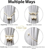NazTur Magnetic Curtain Tiebacks- Upgrade 2022 - Image 4