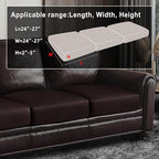 Leather Look Couch Cushion Covers Sofa Seat Slipcovers Sets Couches Furniture - Image 3