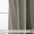 Yakamok Premium Room Darkening Thermal Insulated Curtains - Image 3