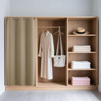Joydeco Blackout Door Curtain for Doorway Privacy 108 Inches Long, Grommet - Image 3