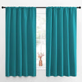 NICETOWN Peacock Blue Blackout Curtains Panels by NICETOWN