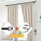 2 Pack Curtain Holdbacks, USFOOK Black Decorative Window Drapery Tiebacks - Image 3