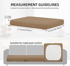 8Pcs Outdoor Cushion Covers, Patio Cushion Covers, Stretch Elastic Slipcovers - Image 2