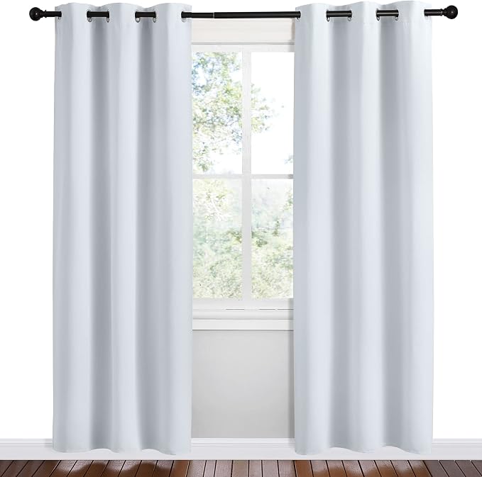 NICETOWN Room Darkening Draperies Curtains Panels, 2 Panels, 42 by 78, Window - Image 2