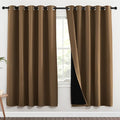 NICETOWN Full Shade Curtain Panels, 62 x 72 inch, Pair of Energy Smart & Noise by NICETOWN