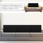 Newwiee Set of 4 Stretch Patio Cushion Covers Sofa Couch Seat Chair Slipcovers - Image 6