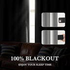 RYB HOME Bedroom Blackout Curtains 54 inches Long, 100% Blackout Thermal - Image 4