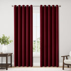 ChrisDowa Burgundyout Curtains 70 inches Wide by ChrisDowa