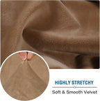 H.VERSAILTEX Velvet Stretch Individual Chaise Cover Sectional Couch Covers - Image 5