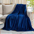 JIAHANNHA Classic Blue Throw Blanket Fleece Blanket Throw Size, Super Soft Cozy by JIAHANNHA