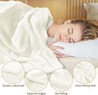 4 Pack Fleece Throw Blankets 50x60 Inches - Image 4