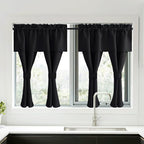 NICETOWN Black Blackout Curtains by NICETOWN