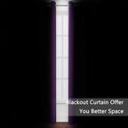 LEMOMO Blackout Curtains 66 x 84 inch/Purple Curtains Set of 2 Panels/Thermal - Image 3