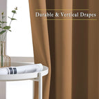NICETOWN Light Blocking Curtains & Drapes Extra Long 120" - Image 5