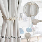 6 Pack Magnetic Curtain Tiebacks Modern Handmade Rope Curtain Tie Backs - Image 2