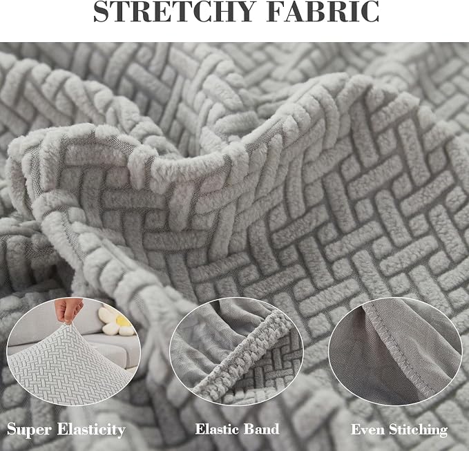 Couch Covers for 2 Cushion Sofa Pet Friendly Couch Cushion Covers Universal - Image 5