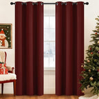 Yakamok Blackout Curtains for Bedroom, Thermal Insulated Blackout Window - Image 2